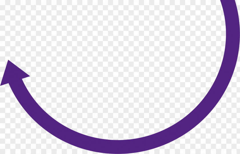 Arrows Violet Purple Magenta Crescent Circle PNG
