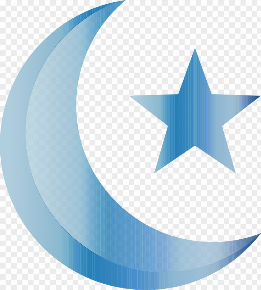 Blue Logo Circle Crescent Symbol PNG