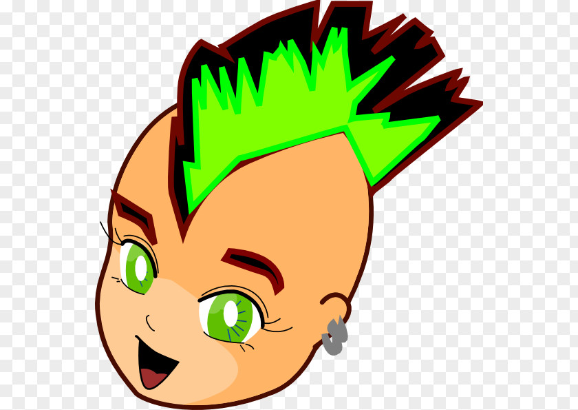 Mohawk Hairstyle Clip Art PNG