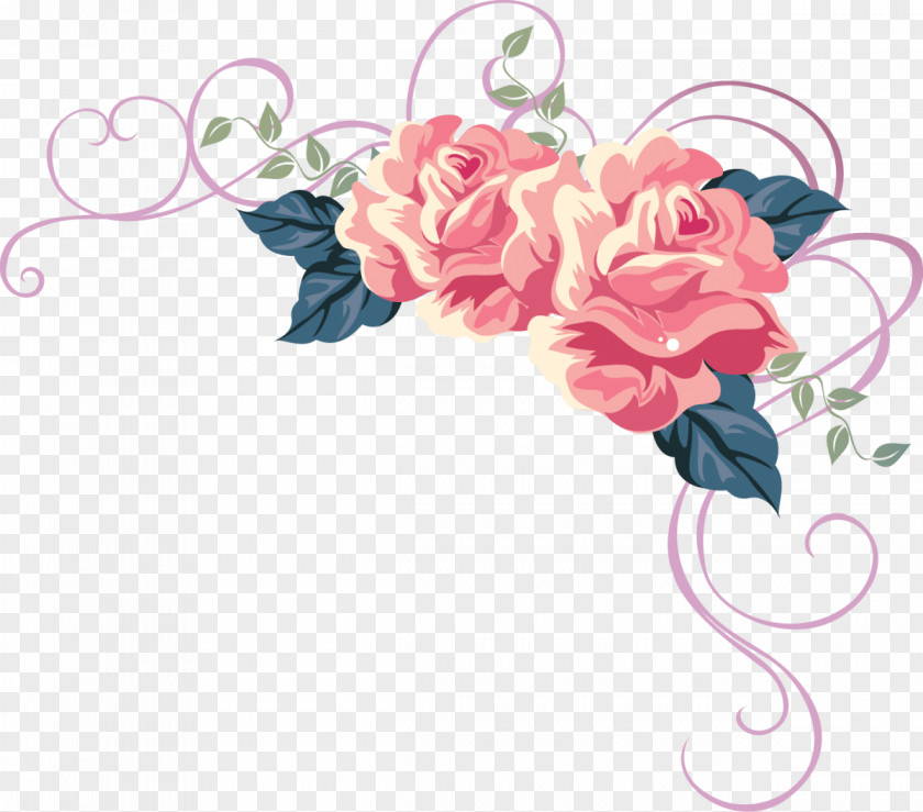 Pink Cherry Tree Rose Flower Clip Art PNG