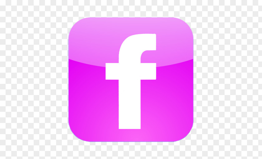 Facebook Icon Pink Purple Flickr Social Media Design PNG