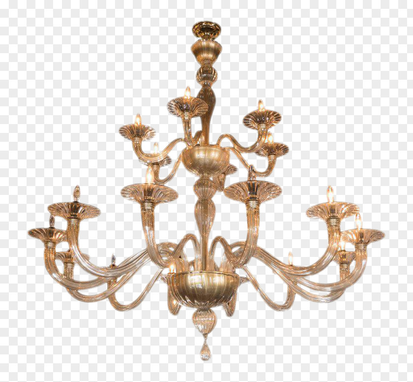 Glass Murano Chandelier Barovier & Toso PNG