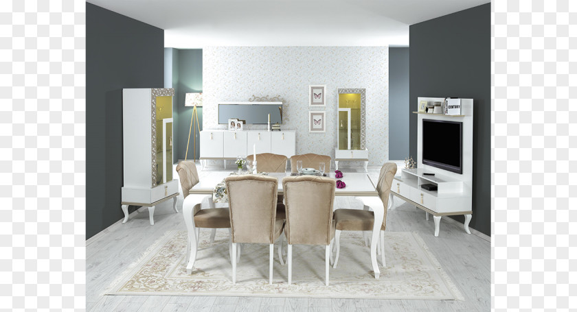 Table Chair Interior Design Services Furniture Dining Room PNG