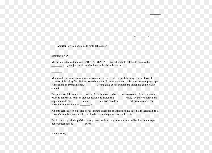 Apartment Document Renting Contract Letter PNG