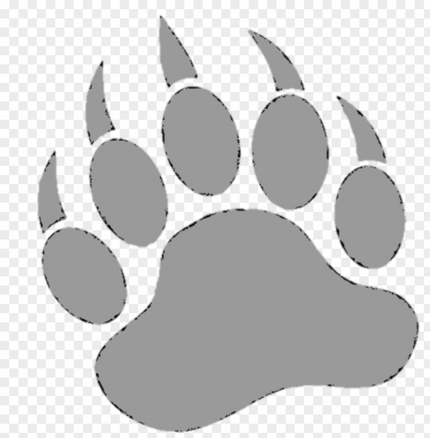 Bear Paw Decal Dog Clip Art PNG