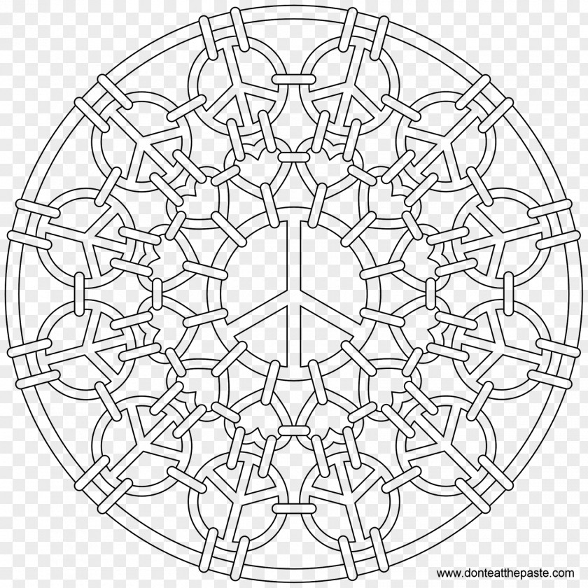 Flowers And Teenagers Coloring Book Mandala Adult Child Drawing PNG