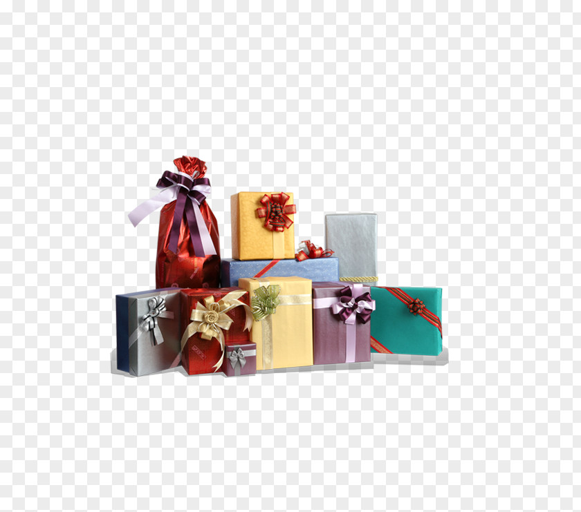 Gift Paper Christmas Box PNG