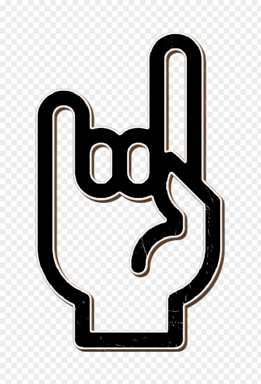 Hand Icon Night Party Rock PNG