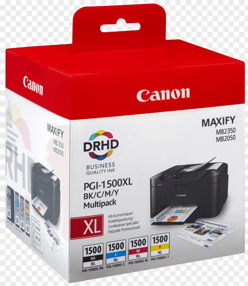 Id Pack Ink Cartridge Hewlett-Packard Canon Maxify MB5050 PNG