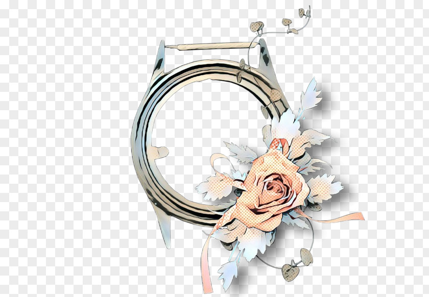 Metal Beige Fashion Accessory Jewellery Plant Flower Body Jewelry PNG