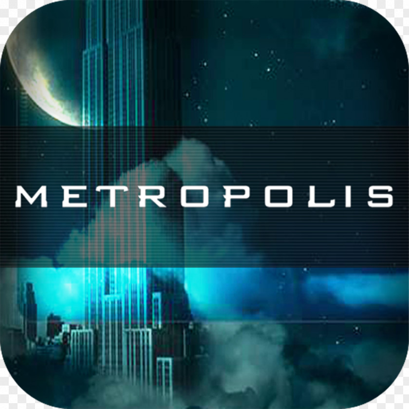 Metropolis Desktop Wallpaper Energy Teal Visual Effects Font PNG