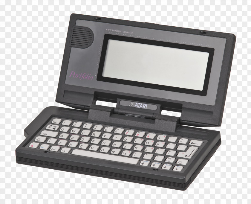 Mini Atari Portfolio 8-bit Family Computer Palmtop PC PNG