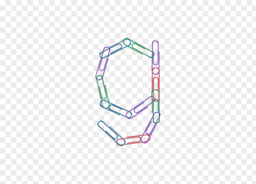 Paperclip Letter G Paper PNG