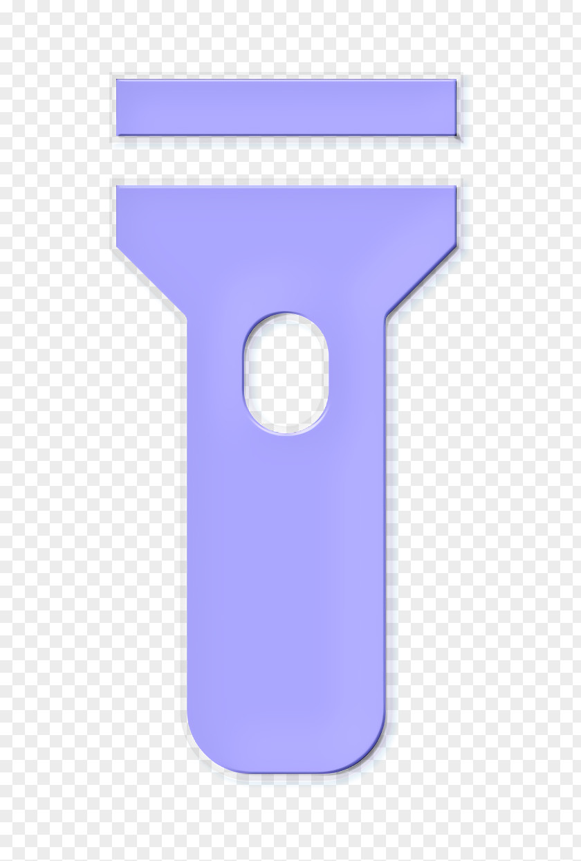 Purple Flashlight Icon PNG