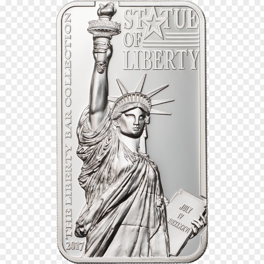 Statue Of Liberty Cook Islands The Queen's Beasts Coin PNG