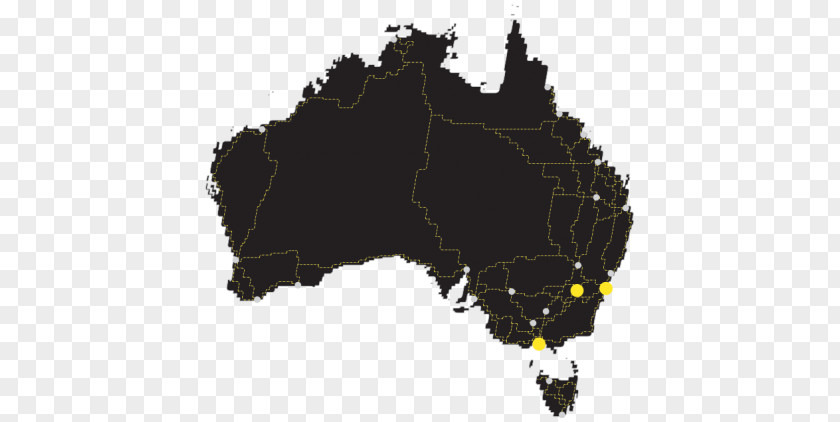 Australia World Map Illustration Vector PNG