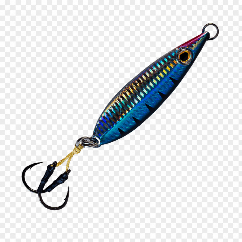 Blue Mackerel Sides Spoon Lure Spinnerbait PNG