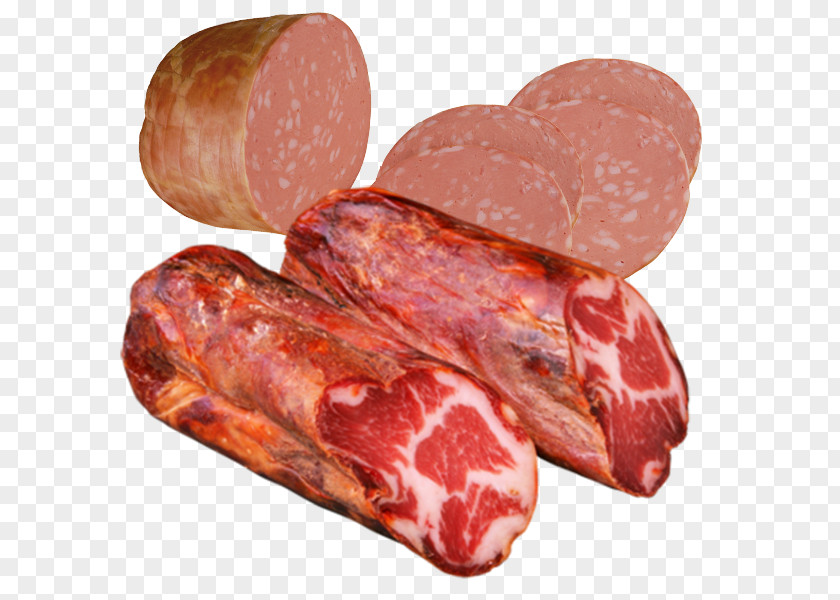 Cured Bacon In Kind Sausage Capocollo Ham Salami PNG