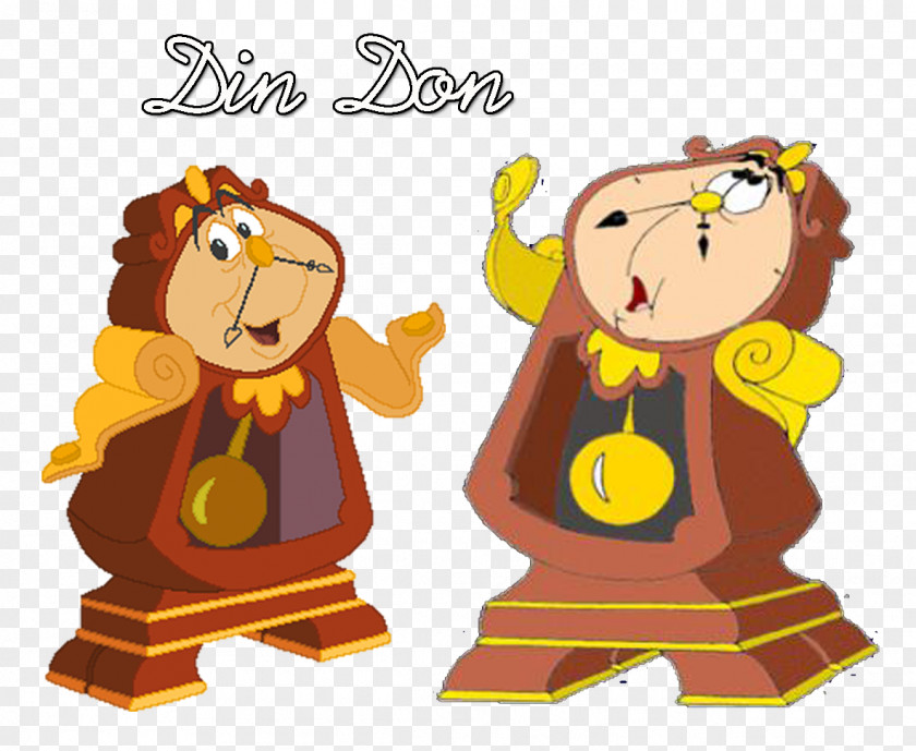 Dindon Beauty And The Beast Belle Cogsworth Clip Art PNG