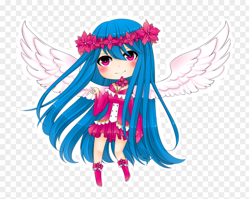 Ethereal Fairy Legendary Creature Doll Art PNG