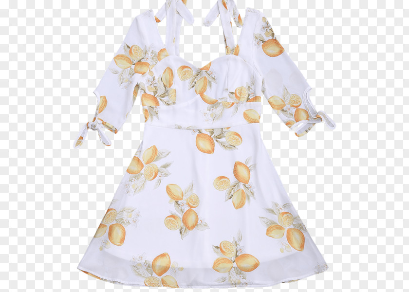 Lemon Pattern Dress Outerwear Blouse 0 February PNG