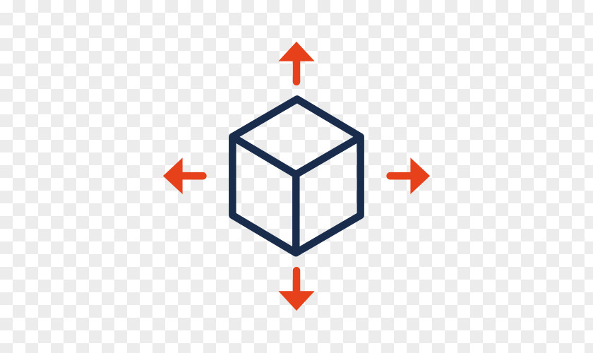 Logistics Process Vector Graphics Royalty-free Cube Illustration Three-dimensional Space PNG
