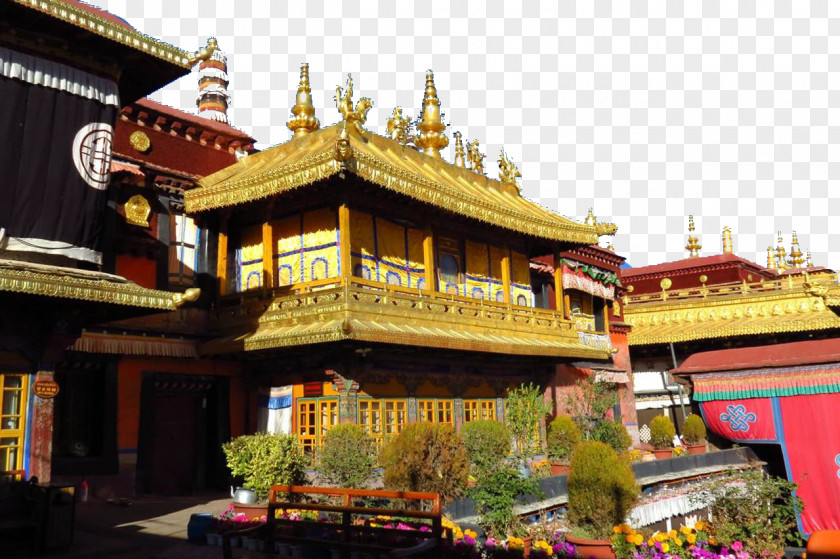 The Jokhang Temple Building Potala Palace Yamdrok Lake Barkhor PNG