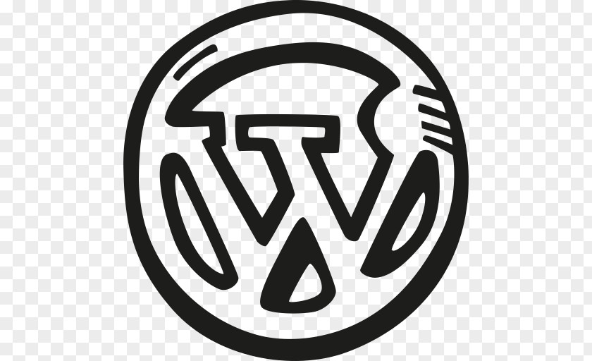 WordPress Logo Drawing Download PNG