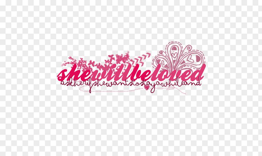 I Will Love She Be Loved Logo Font Brand PNG