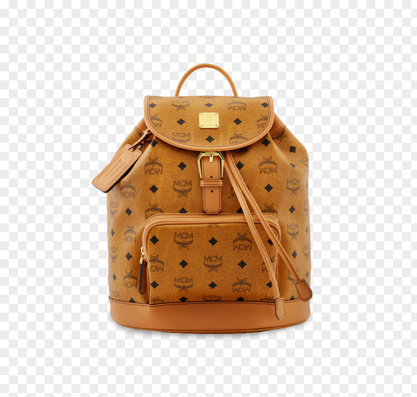 Luxury Pattern MCM Worldwide Backpack Tasche Handbag Leather PNG