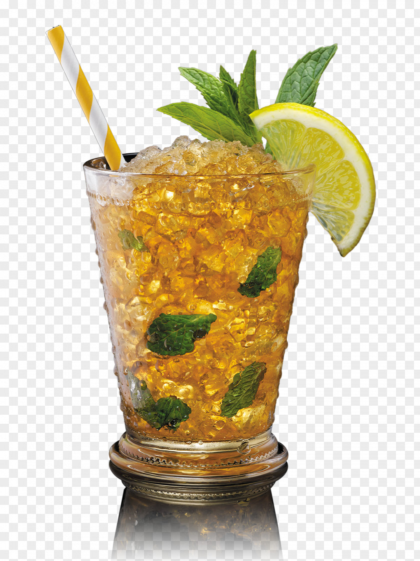 Mint Julep Cocktail Maker's Mark Bourbon Whiskey Well Drink PNG
