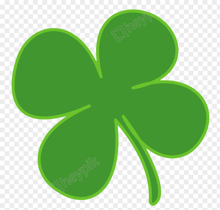 Stems Mockup Clip Art Shamrock Openclipart Free Content Saint Patrick's Day PNG