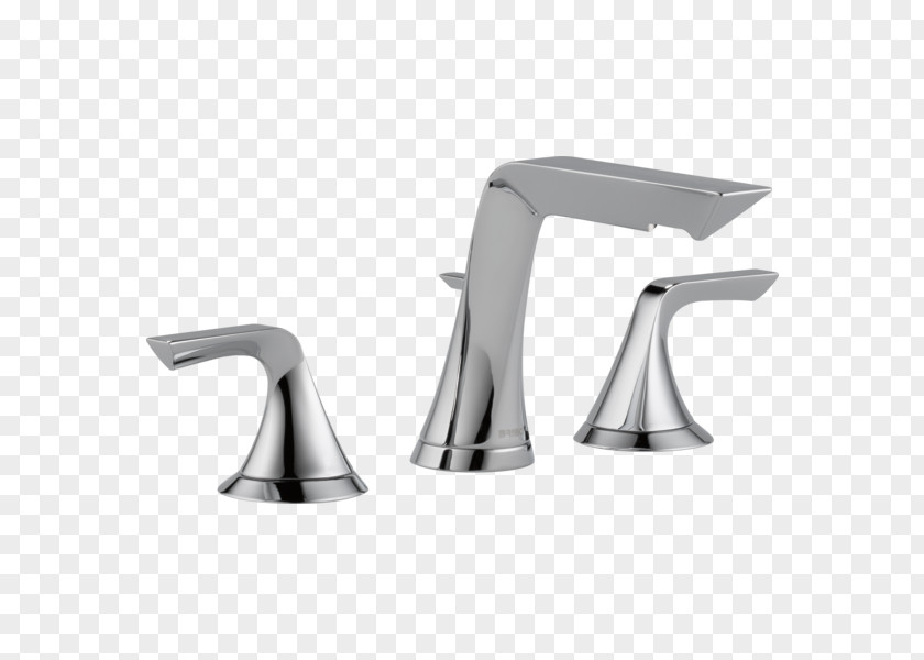 Widespread Tap Bathroom Bathtub Toilet Sink PNG