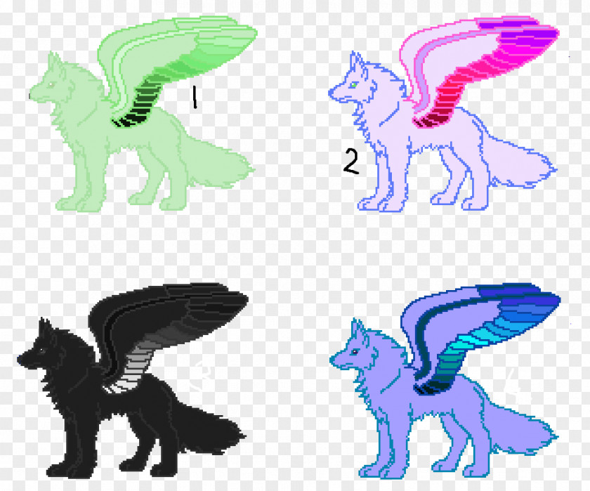 Elemental Winged Wolf Drawings Cat Horse Mammal Dog Clip Art PNG