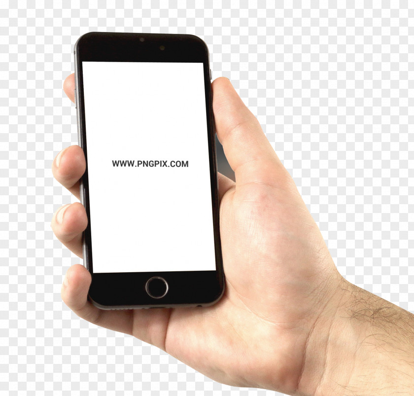 IPhone On Hand 6 Plus X 5s 8 PNG