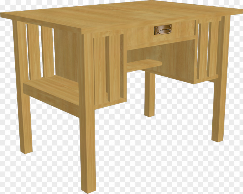 Table Desk Drawer Wood Stain PNG