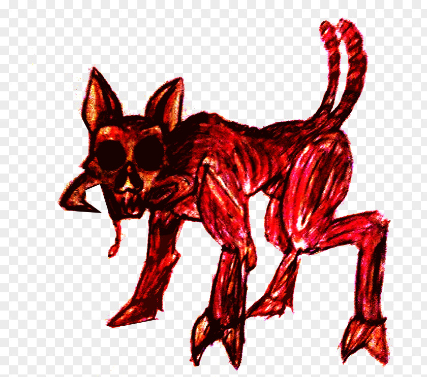 Demon Canidae Dog Cartoon PNG