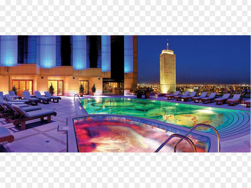 Dubai Fairmont Hotel Swimming Pool Bar PNG