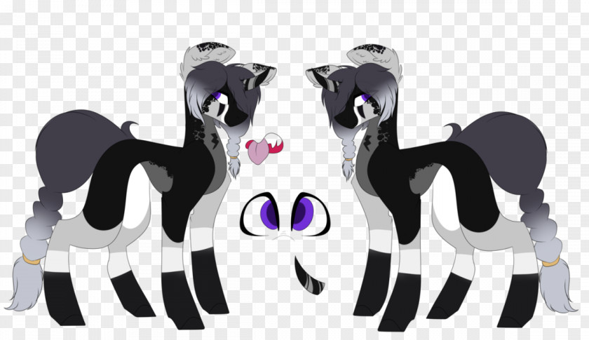 Handsome Unicorn Pony Horse Cat Dog Canidae PNG