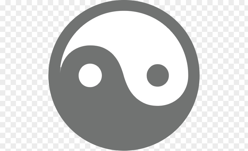 Yin Yang Emoji Text Messaging Email SMS Sticker PNG