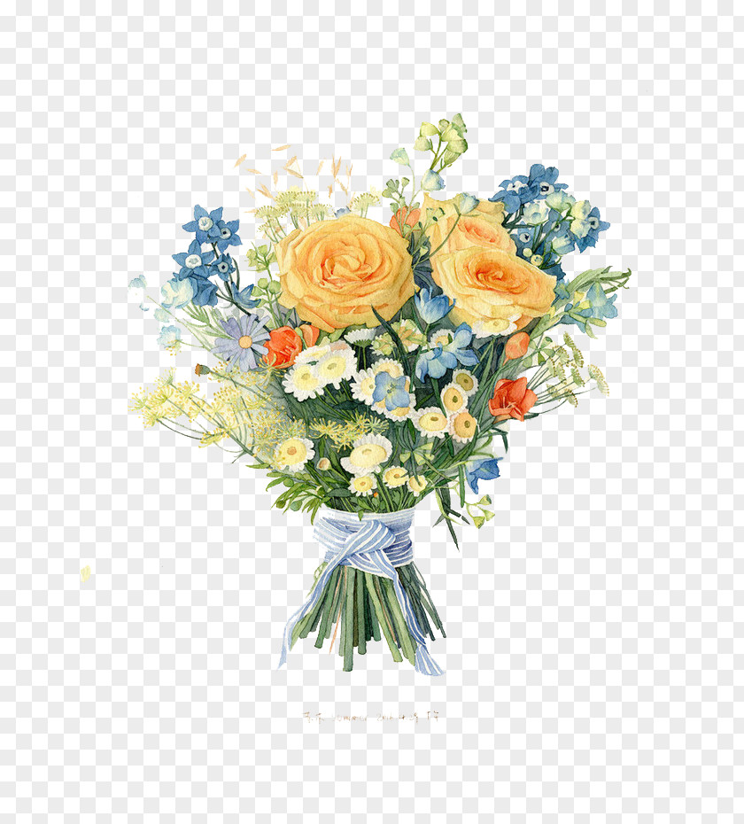 A Bouquet Of Flowers Flower Douhua Poster PNG