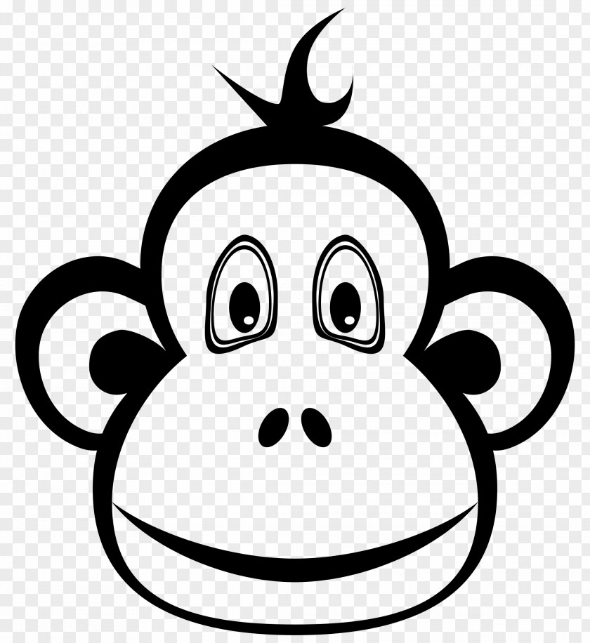 Black Monkey Ape Chimpanzee Clip Art PNG