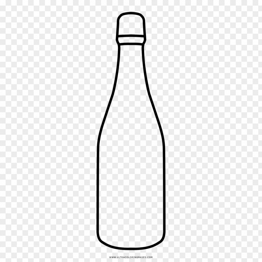 Champagne Water Bottles Beer Bottle Glass Drawing PNG