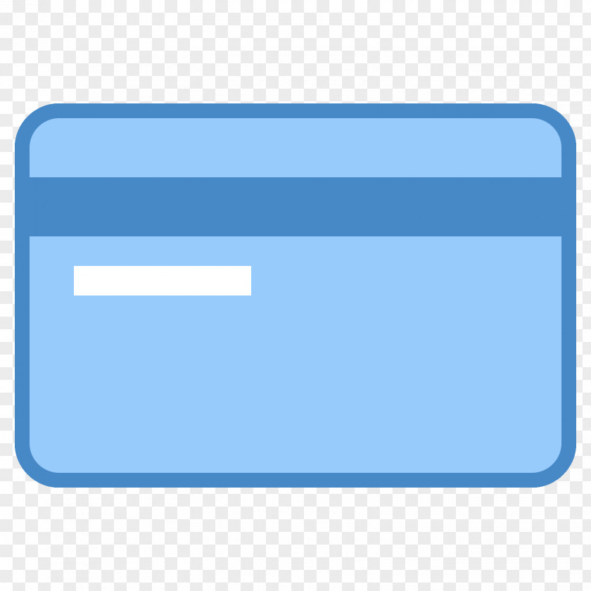 Credit Card Area Rectangle Brand Cobalt Blue PNG