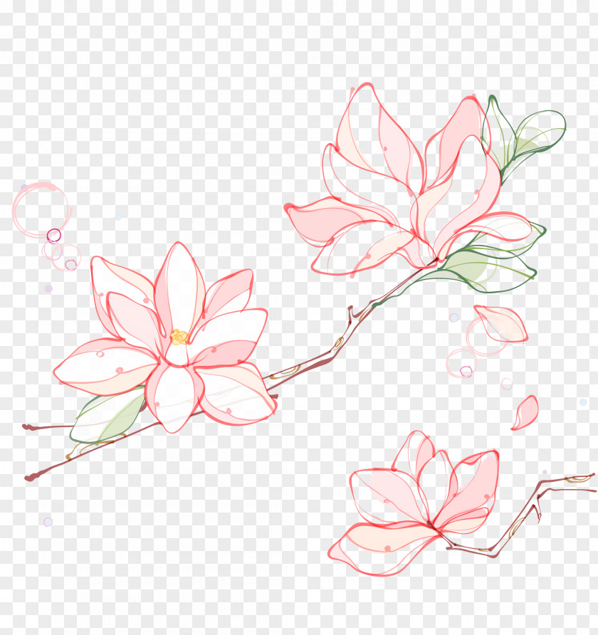 Lotus Flower Line PNG