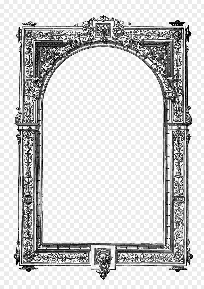 Lovely Decorative Frame Window Picture Frames Silver PNG