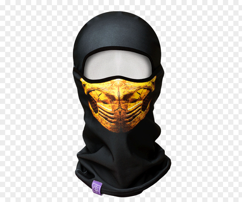 Scorpion Balaclava Mortal Kombat X Mask Kerchief PNG