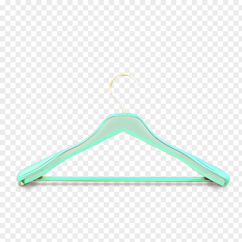 Triangle Turquoise Clothes Hanger PNG