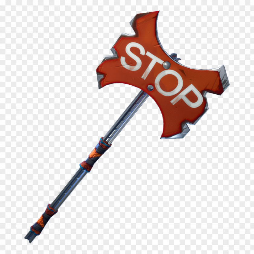 Axe Pickaxe Fortnite Stop Sign St Mary PNG