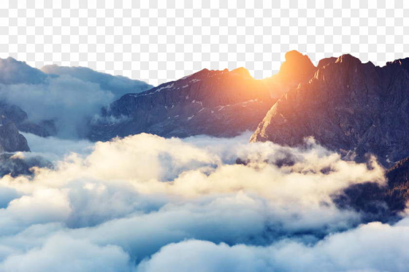 Beautiful Mountain Scenery Field Dolomites Paper Cloud Wallpaper PNG